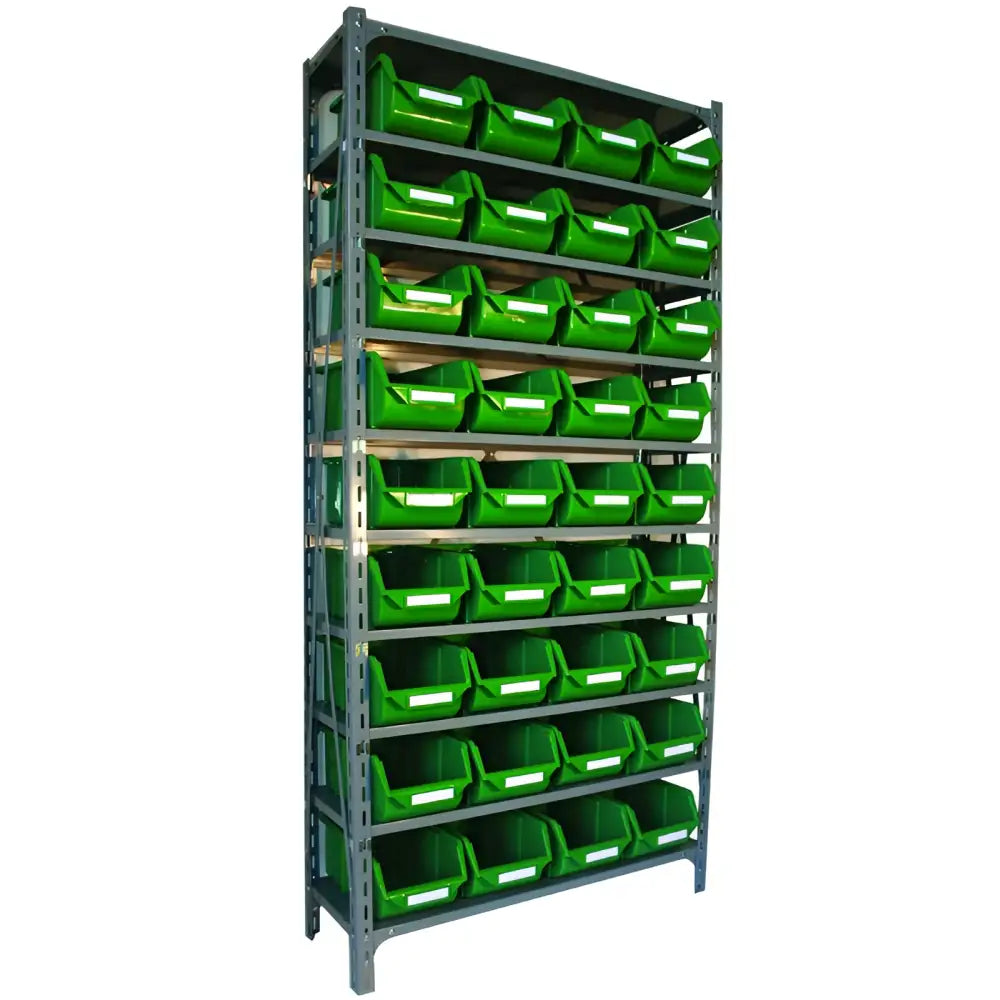 Shelf units with robust bins