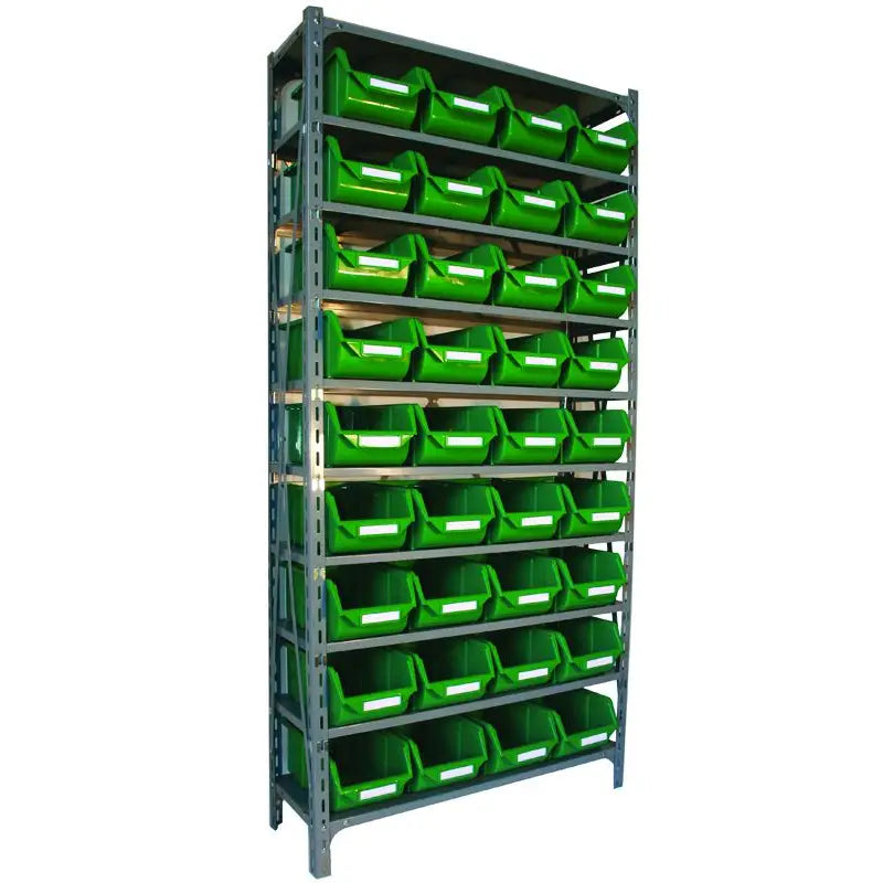 Shelf units with robust bins