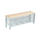 Shoe baskets & shelves for cloakroom equipment
