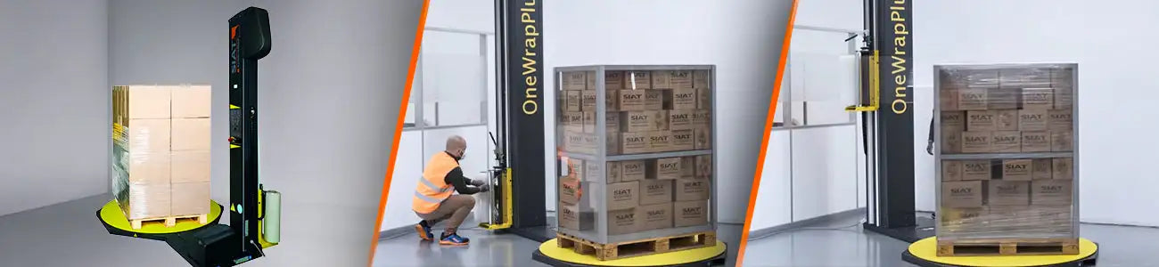 Semi-Automatic Pallet Wrapping Machines | Get Me Packaging