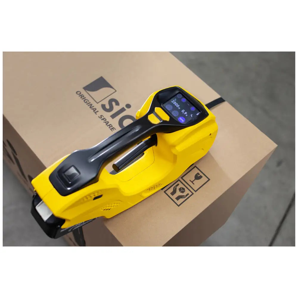 Siat viper friction weld strapping tool with touchscreen controls