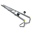 Single section push up roof ladders