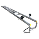 Single section push up roof ladders