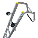 Single section push up roof ladders