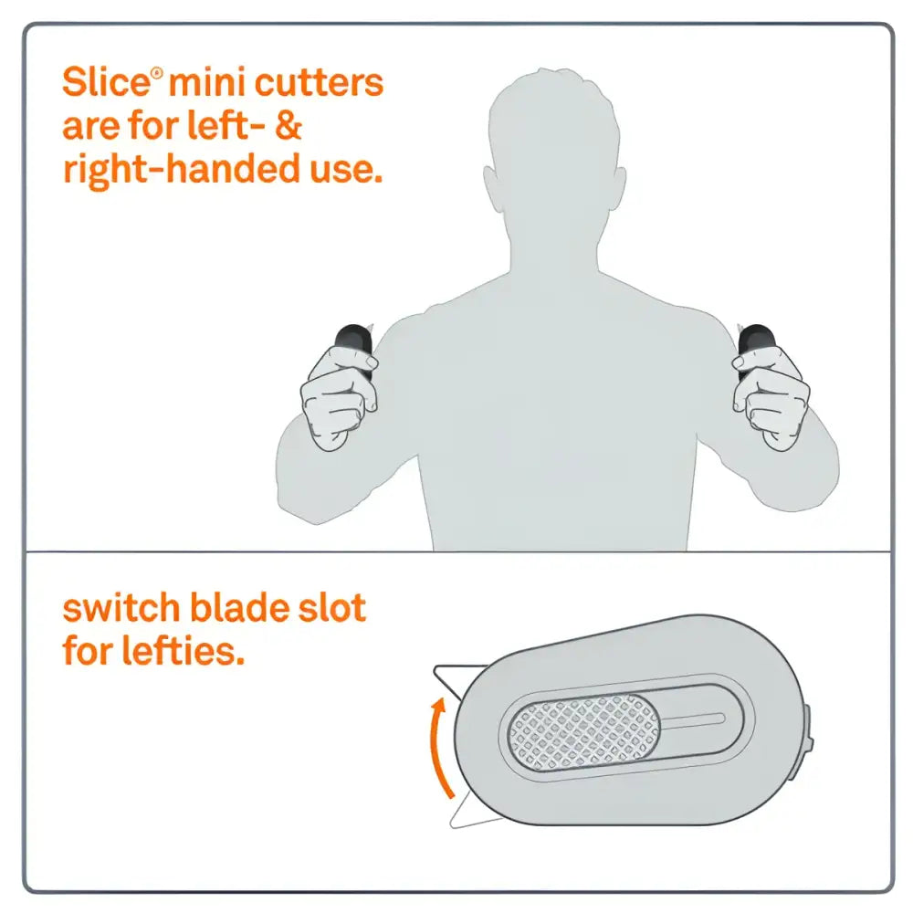 Slice auto-retractable mini cutter x 12
