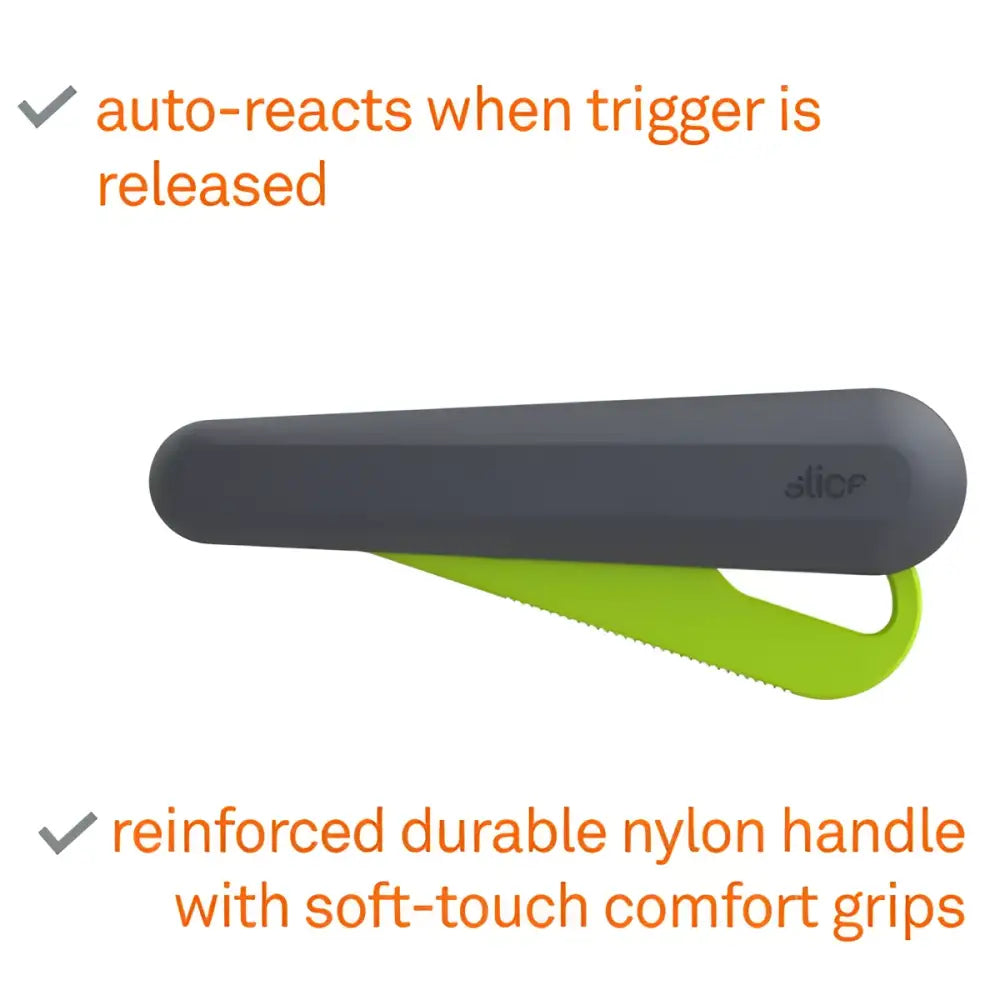 Slice auto-retractable squeeze-trigger utility knife