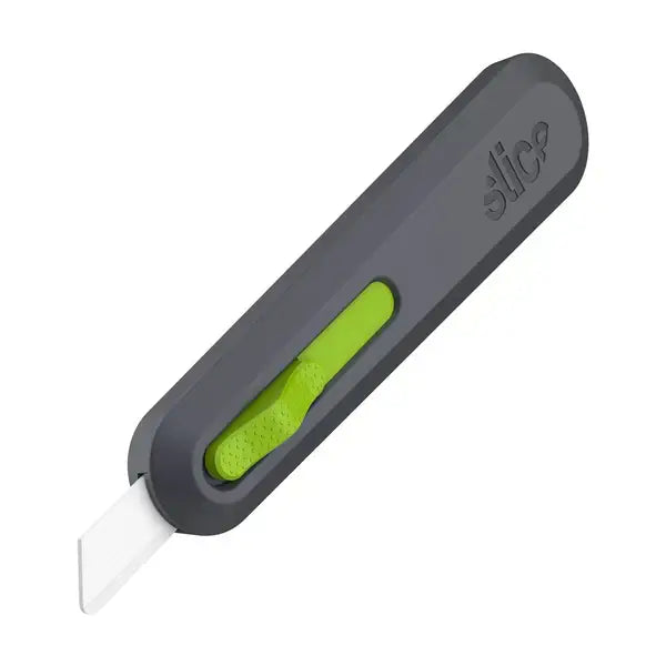 Slice auto-retractable utility knife rounded tip blade