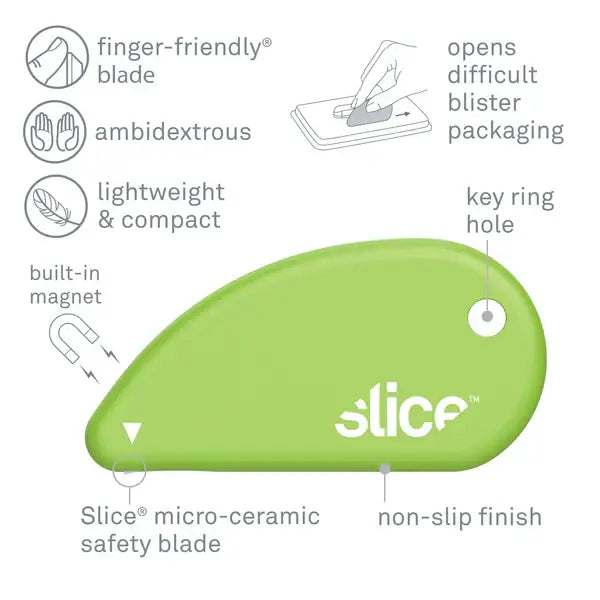 Slice ceramic safety cutter