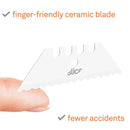 Slice ceramic serrated utility blades x 2