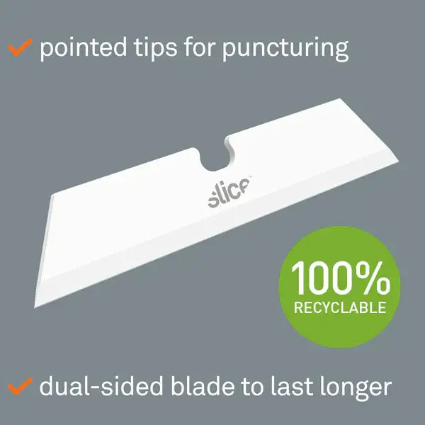 Slice ceramic utility knife blades pointed tip pack of 3