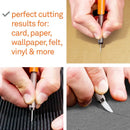 Slice craft knife with safety cap