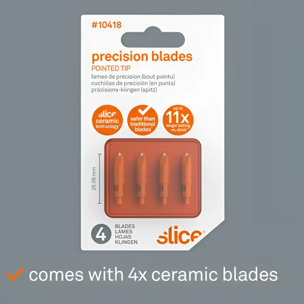 Slice precision cutter replacement blades
