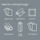 Slice retractable precision cutter