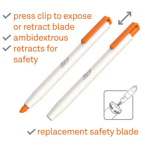 Slice retractable precision cutter