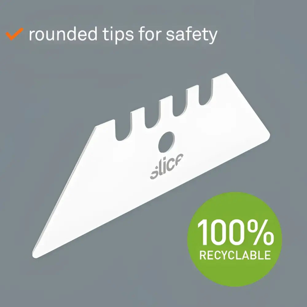 Slice rounded tip ceramic utility blades x 2