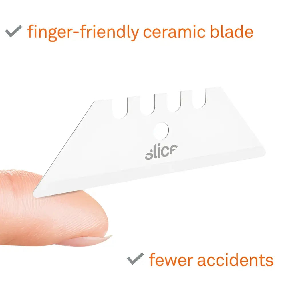 Slice rounded tip ceramic utility blades x 2