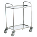 Stainless steel shelf trolleys