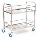 Stainless steel shelf trolleys