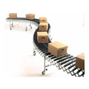 Standard duty flexible pvc roller expandable conveyor 400mm x 3.5m ext.