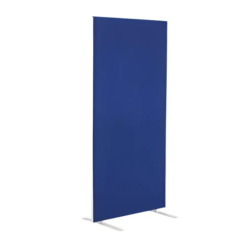 Conference Standing Panel Style Standing Screen in Royal Blue and Black Fabric Finish