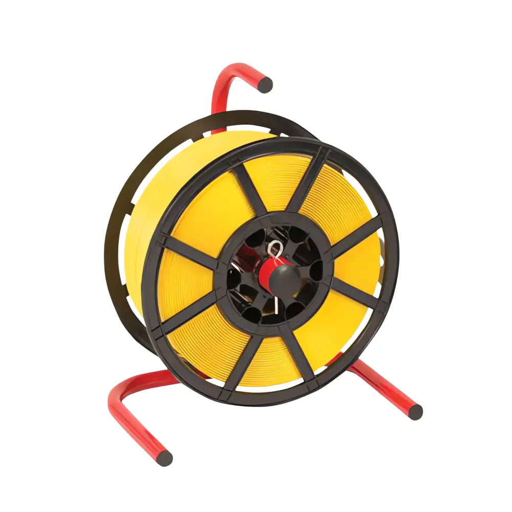 Static floor standing strapping dispenser