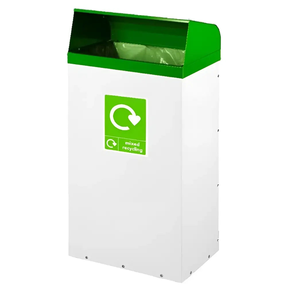 Steel recycling bins