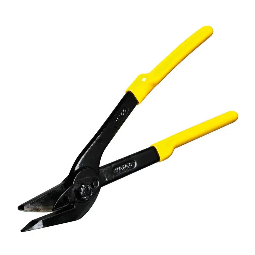 Steel strapping and banding cutter with extended arm