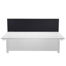 Straight desk screens