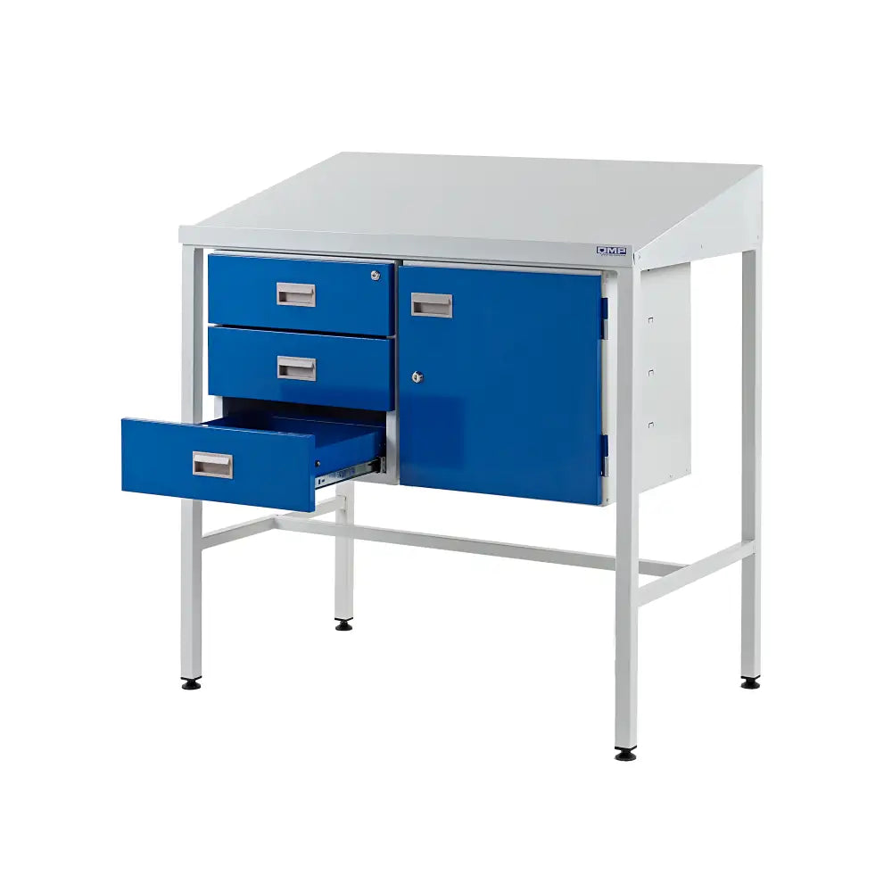 Team leader workstations with triple drawer & cupboard