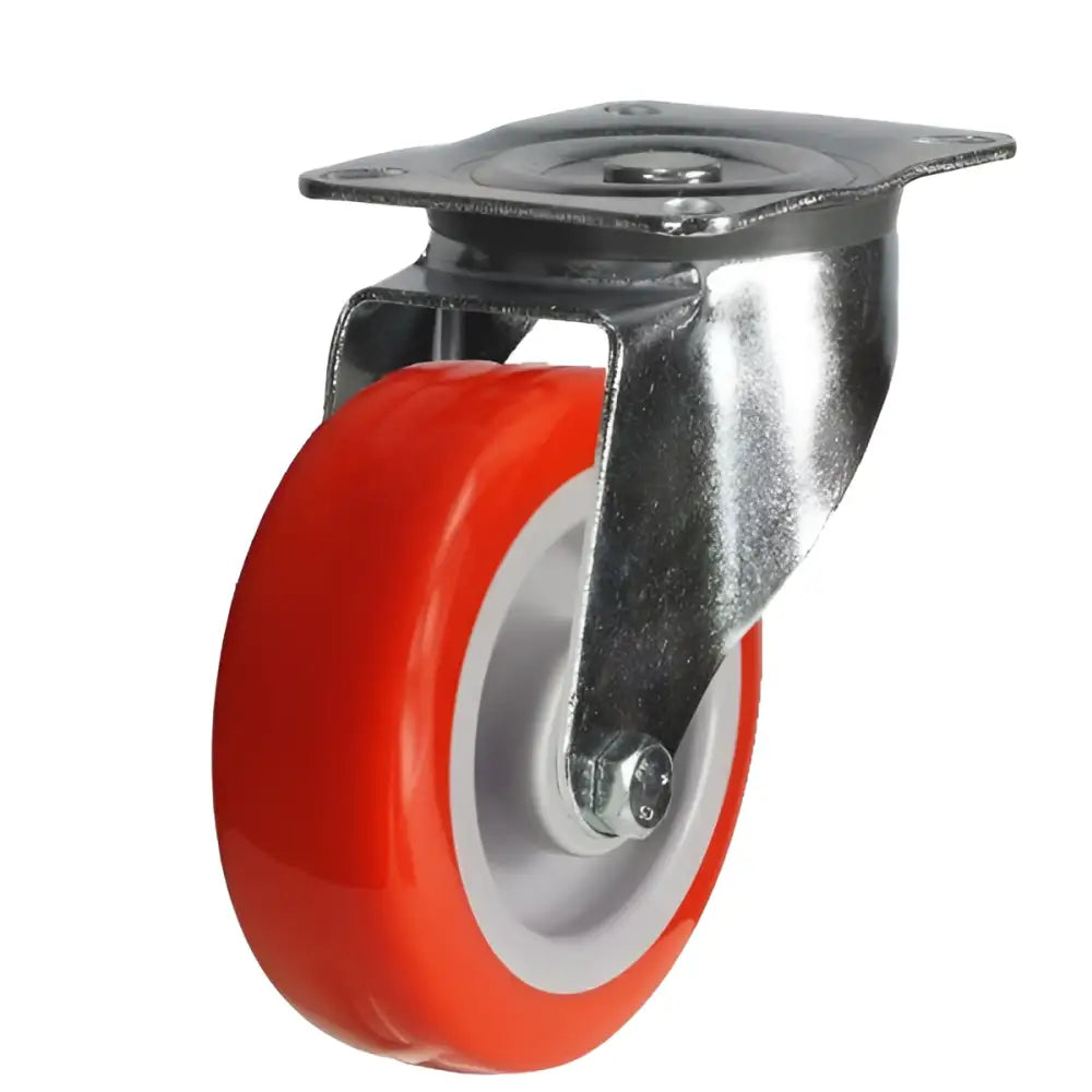 Top plate medium duty castors
