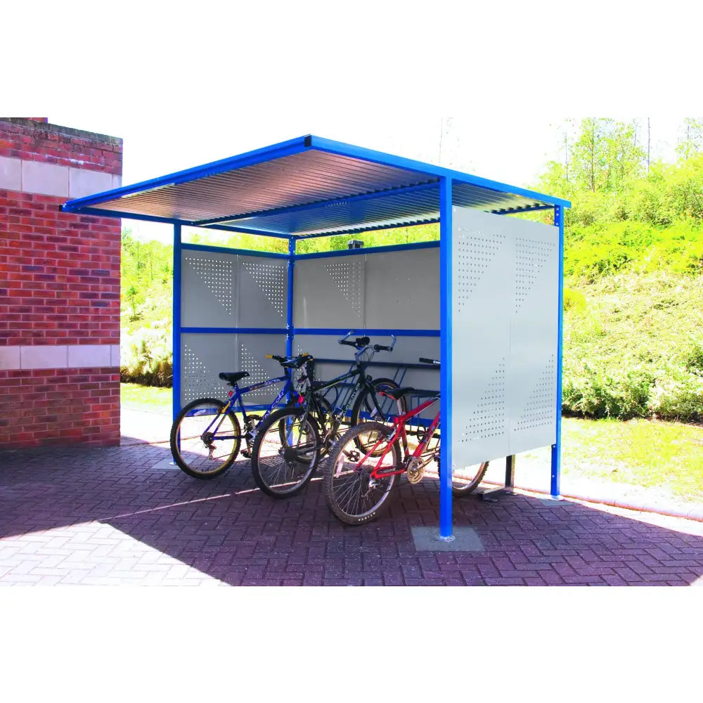Traditional cycle shelters - powder coated