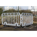 Traffic line crowd barrier - hdpe