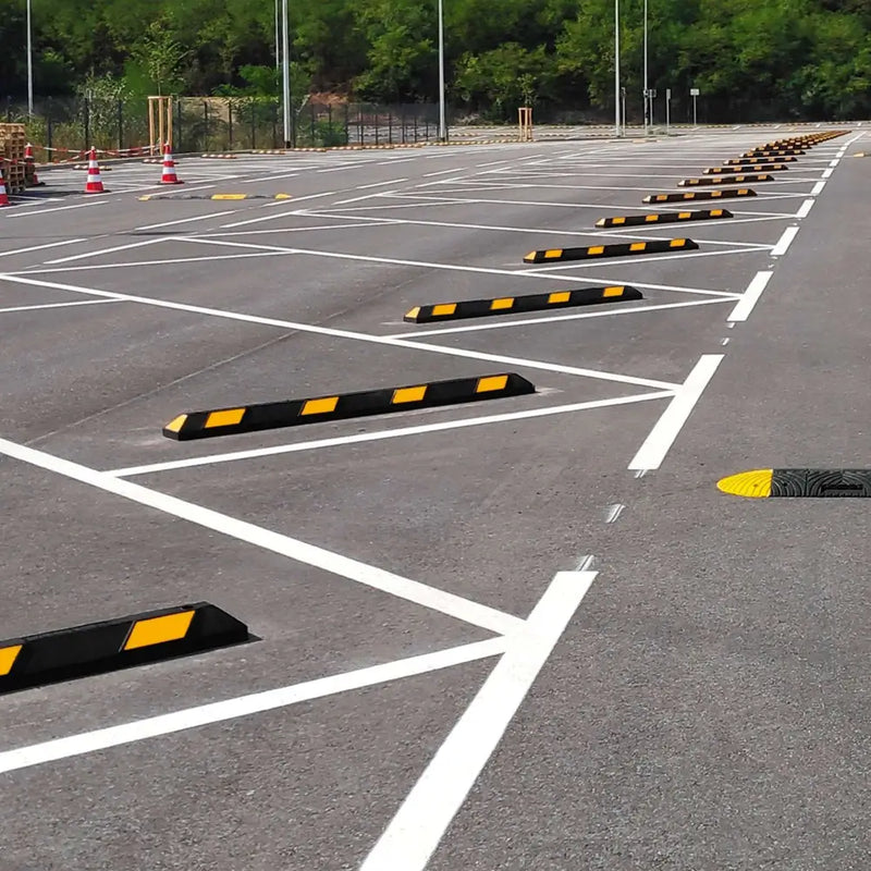 Traffic line - park aid wheel stop
