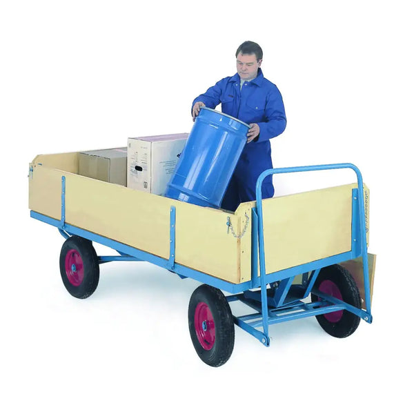 Two wheel ackerman trucks