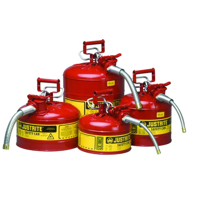 Type ii accuflow steel cans
