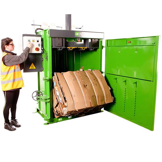 LSM V16 Mini Mill Size Cardboard And Waste Baler  LSM   