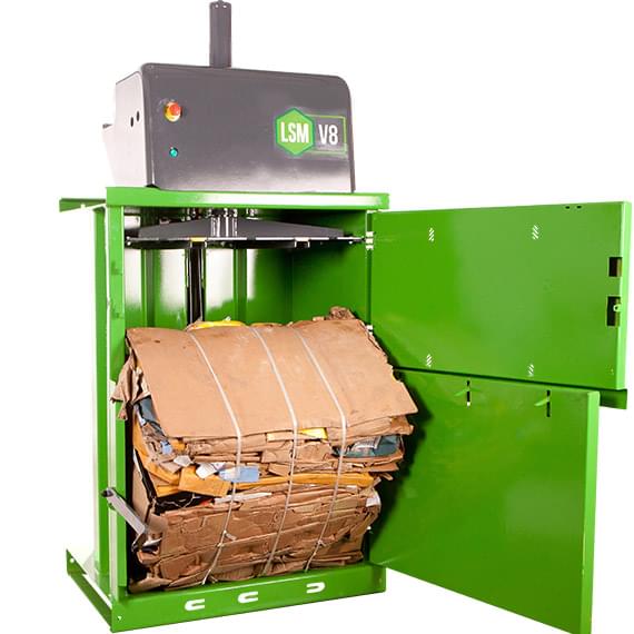 LSM V8 Mid Size Cardboard And Waste Baler  LSM   