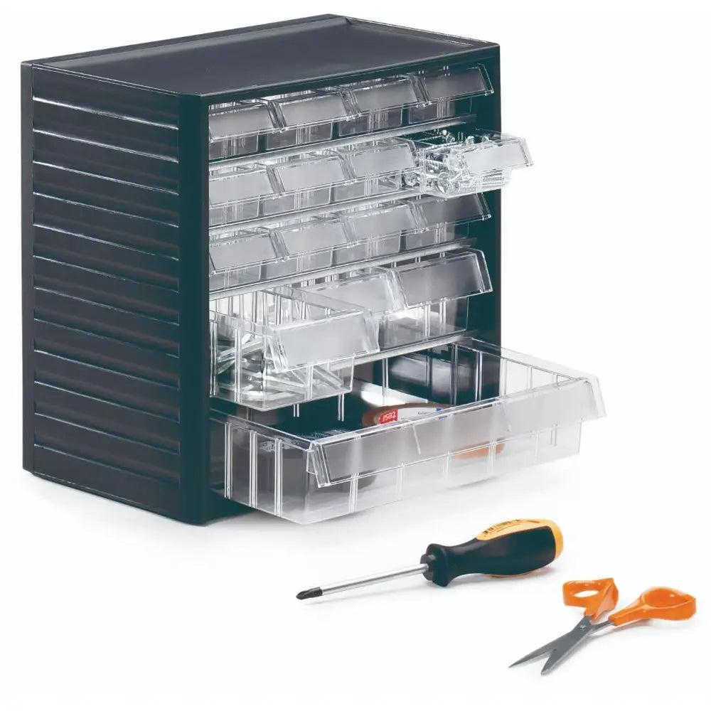 Visible storage cabinets