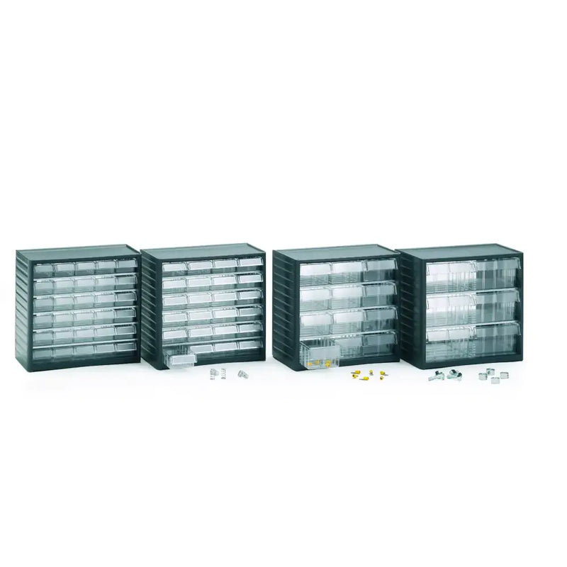 Visible storage cabinets