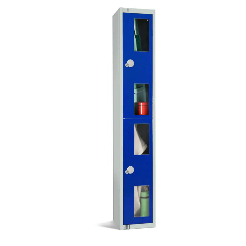 Vision panel lockers
