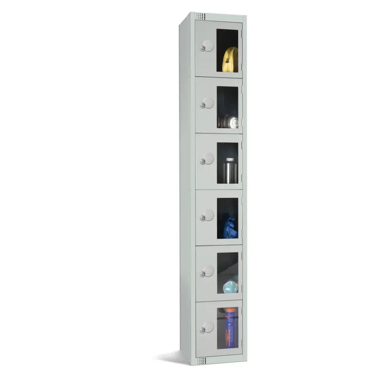 Vision panel lockers
