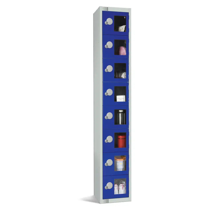 Vision panel lockers
