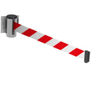 Wall mounted belt barriers - chevron belt