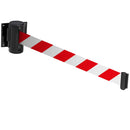 Wall mounted belt barriers - chevron belt