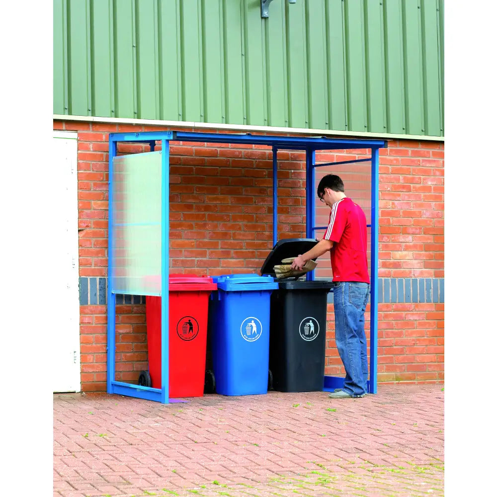 Wheeled bin shelter
