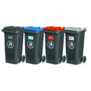 Wheeled bins - recycling centre