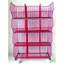 Wheels for display baskets