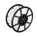 White polypropylene strapping 12mm x 2000m. 130kg breaking strain