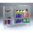 Wire mesh compartment cupboards
