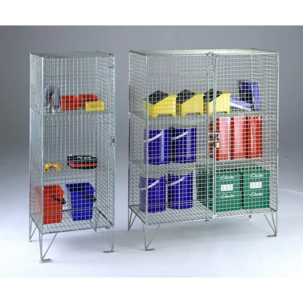Wire Mesh Compartment Cupboards Get Me Packaging